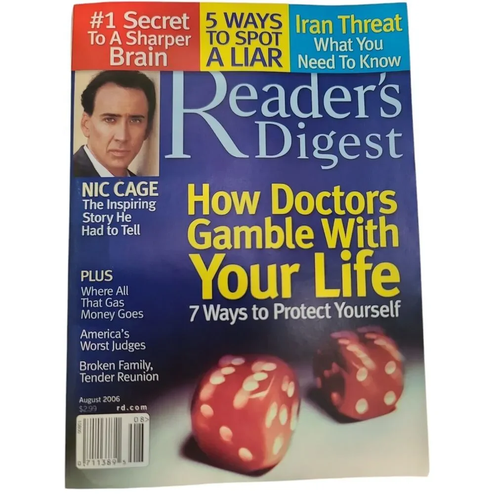 Readers Digest Magazines 34 Issues 2003 - 2009 Vintage Celebrity Health Politics